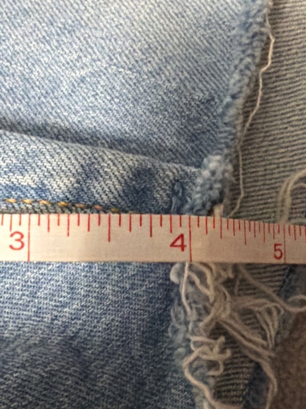 Isabel By Ingrid & Isabel Denim Shortall Overalls Size 10 Distressed Light Wash - Picture 3 of 5